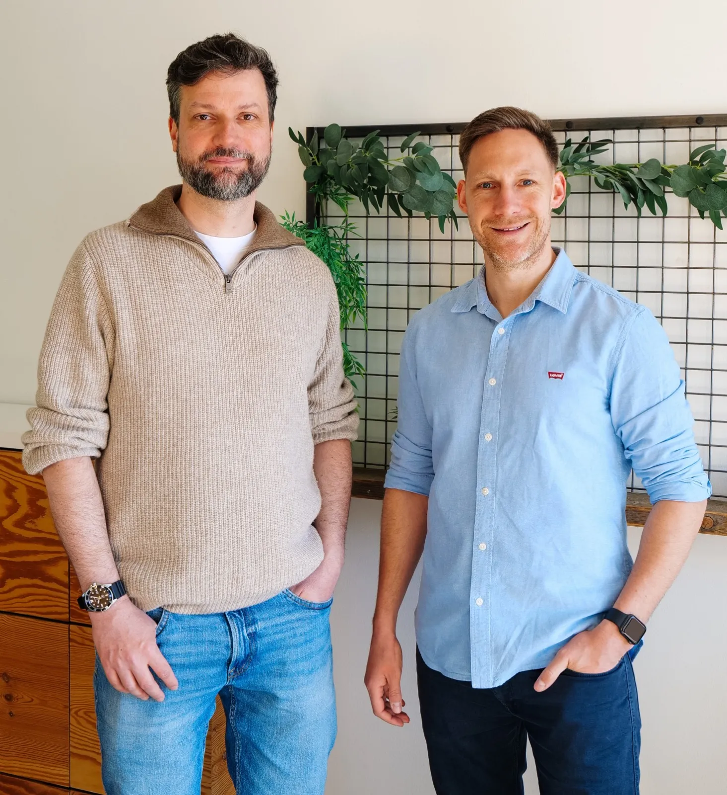 Florian Backer und Dr.-Ing. Steffen Kruse, die Gründer von baugenic